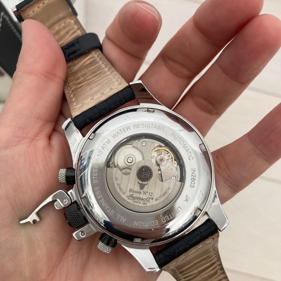 Ingersoll Automatic Men's watch - Bison No. 12 black/orange IN2803-JK - Picture 9 of 10